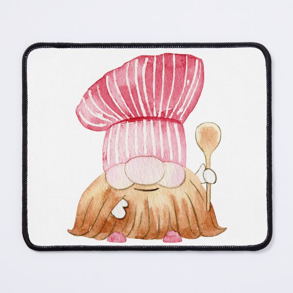 Item preview, Watercolor chef gnome designed and sold by tapilipa.