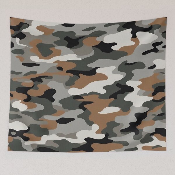 Item preview, brown desert camouflage pattern print designed and sold by TheCamoShop.