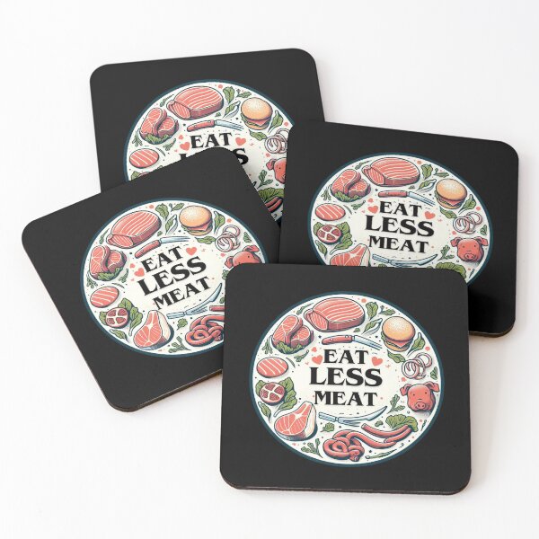 Item preview, Eat Less Meat designed and sold by Azrora.