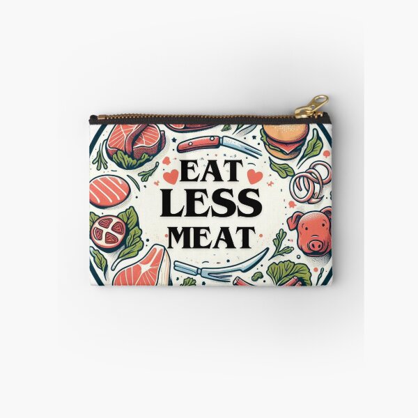 Item preview, Eat Less Meat designed and sold by Azrora.