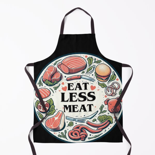 Item preview, Eat Less Meat designed and sold by Azrora.