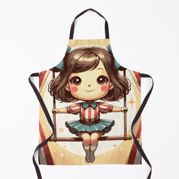 Item preview, Circus girl give show on flying trapeze designed and sold by TomFrontierArt.