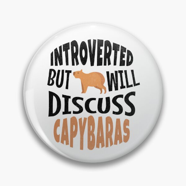 Item preview, Introverted but will discuss capybaras designed and sold by Beoholf.