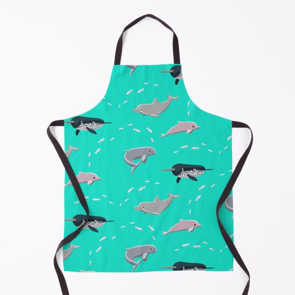 Item preview, Dolphin Narwhal Bottlenose Fishes Pattern designed and sold by SUPERHERON.