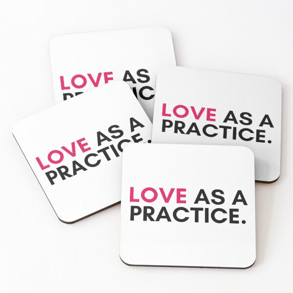 Item preview, Love is a practice. designed and sold by Bananobanini.