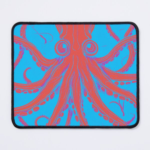 Item preview, Big Red Octopus in the Deep Blue Sea designed and sold by Walls & Time.