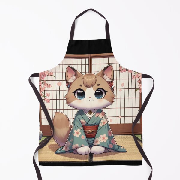 Item preview, Cute Cat in Japanese Style designed and sold by Azrora.