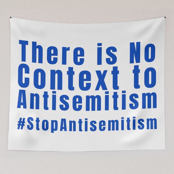Item preview, Stand Against Hate: No Excuse for Antisemitism designed and sold by RuyaFab.