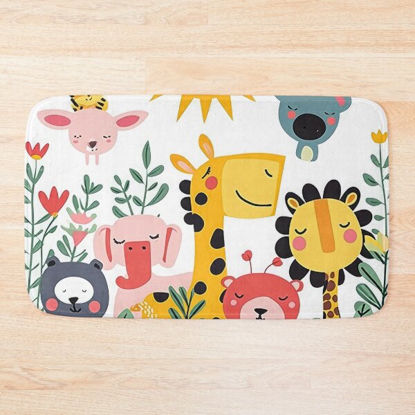 Item preview, Kids room - sun, flowers wild animals designed and sold by FlowersColorful.