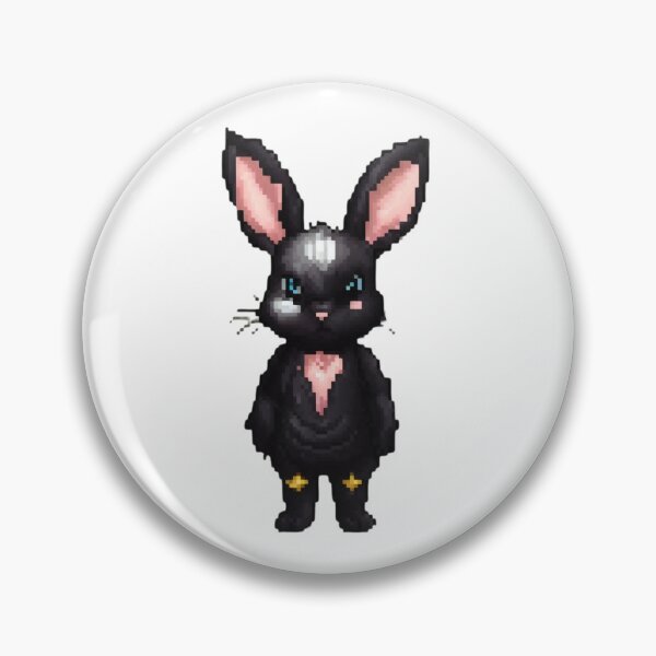 Item preview, Pixel angry rabbit designed and sold by HarriPaloma.