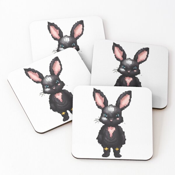 Item preview, Pixel angry rabbit designed and sold by HarriPaloma.