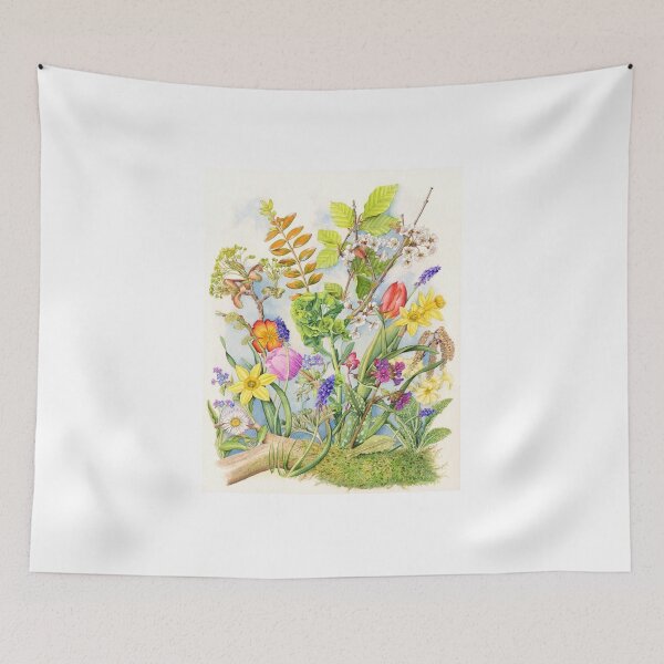 Item preview, Spring Collection, 1 of a series of 4 (watercolour on paper) designed and sold by Painting By Nature.