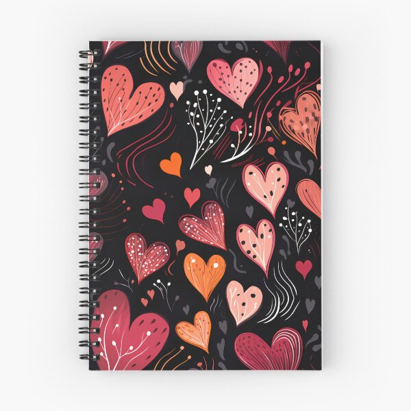 Item preview, Whimsical Watercolor Hearts and Flowers designed and sold by overheadclick.