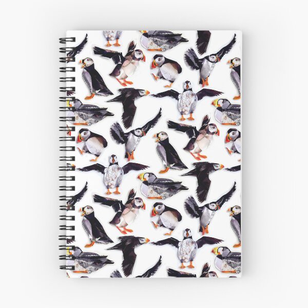 Item preview, Puffins Cut Paper Tessellation Pattern designed and sold by akthaysen.