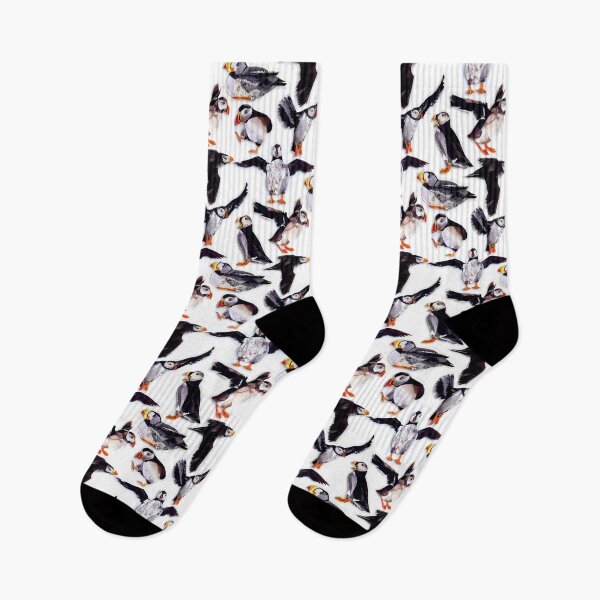 Item preview, Puffins Cut Paper Tessellation Pattern designed and sold by akthaysen.
