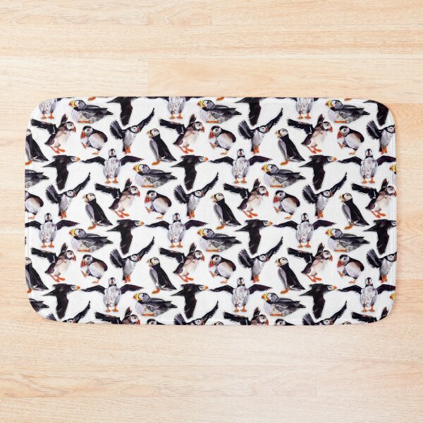 Item preview, Puffins Cut Paper Tessellation Pattern designed and sold by akthaysen.