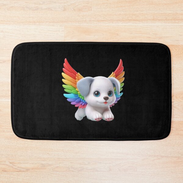 Item preview, 3D Cute Dog with Colorful Wings, Kawaii Dog with Wings, Adorable Cute Dog designed and sold by SnuggleSafari.
