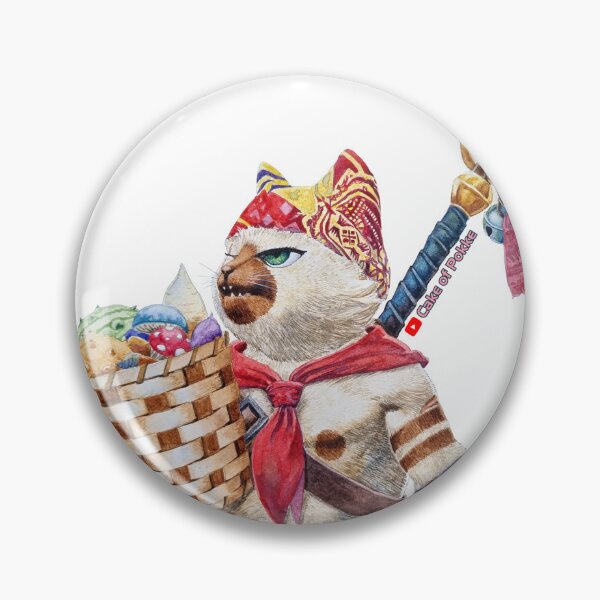 Item preview, Meowscular Chef Watercolor (with YouTube handle) designed and sold by CakeOfPokke.