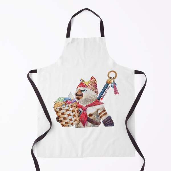 Item preview, Meowscular Chef Watercolor (with YouTube handle) designed and sold by CakeOfPokke.