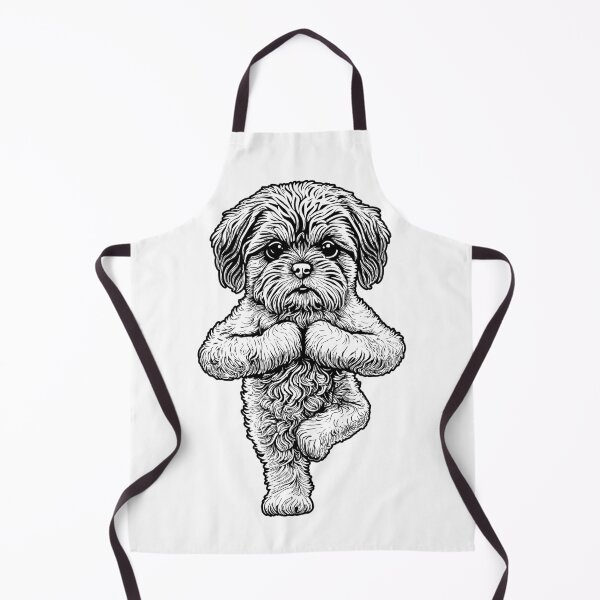 Item preview, Lhasa Apso Yoga Dog Puppy Funny Dogs Tree Pose Asana designed and sold by GrandeDuc.