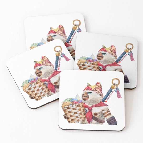 Item preview, Meowscular Chef Watercolor (with YouTube handle) designed and sold by CakeOfPokke.