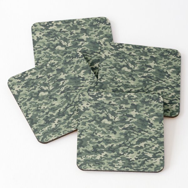 Item preview, Green woodland army camouflage pattern print designed and sold by TheCamoShop.