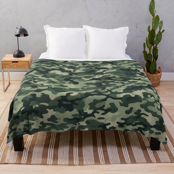 Item preview, Green woodland army camouflage pattern print designed and sold by TheCamoShop.