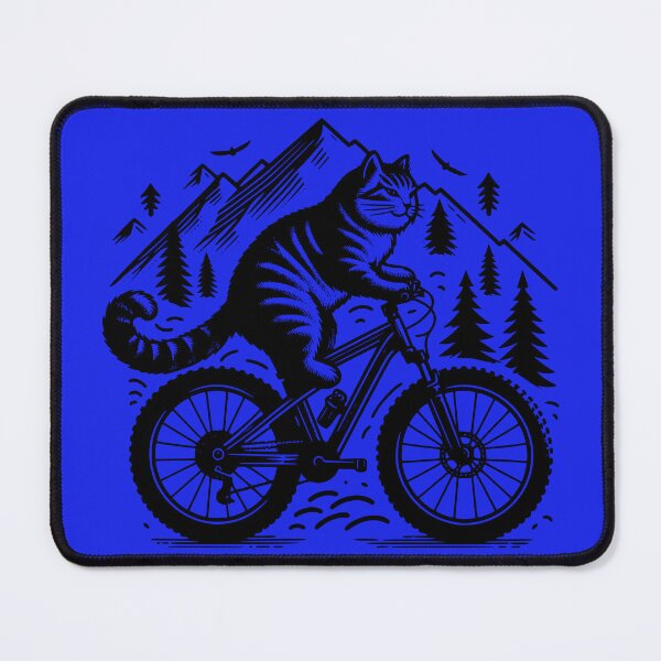 Item preview, MTB Trail Cat - Mountain Biking MTB lovers, explore and adventure designed and sold by MTBSkaterLoversTees.