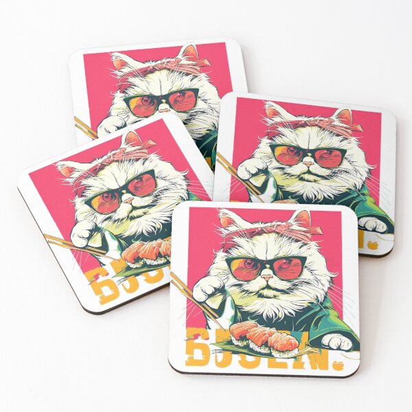 Item preview, Sushi Persian Cat designed and sold by luckyanimechann.