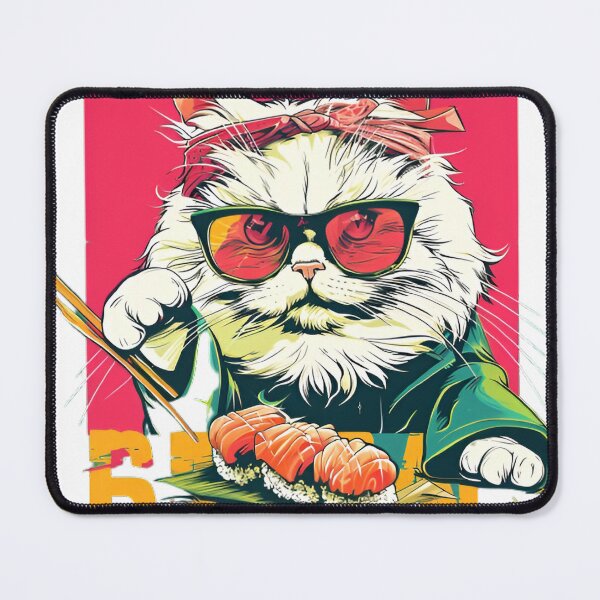 Item preview, Sushi Persian Cat designed and sold by luckyanimechann.