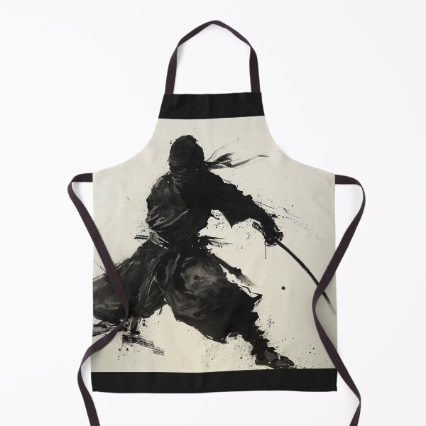 Item preview, Ninja in Ink Classic Art Painting designed and sold by redstar19.