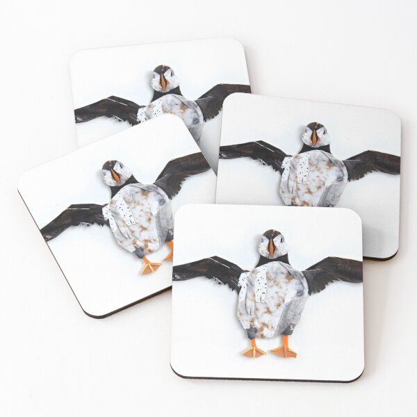 Item preview, Cut Paper Puffin 1 designed and sold by akthaysen.