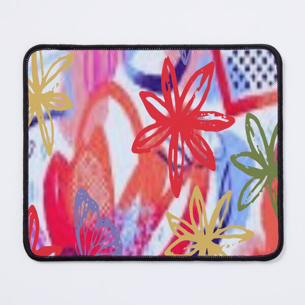 Item preview, Summer Vibes B,  Bohemian design, Abstraction, bold colorful abstract playful design inspired by nature designed and sold by Adri Barnard.