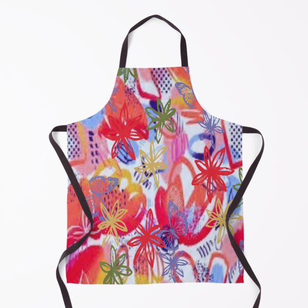 Item preview, Summer Vibes B,  Bohemian design, Abstraction, bold colorful abstract playful design inspired by nature designed and sold by Adri Barnard.