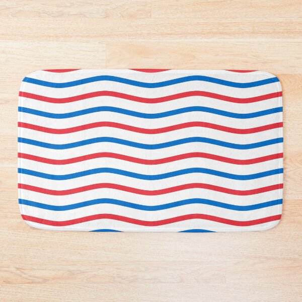 Item preview, White Blue Red Russian Tricolor Wavy Line Striped Slavic Patriotic Russian Language National Cultural Pattern designed and sold by PenguinForests.