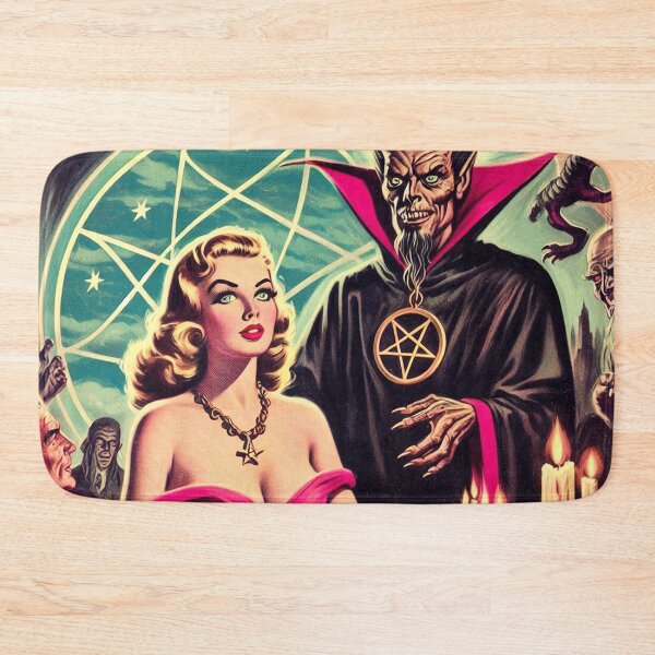 Item preview, Vintage Horror Evil Girl designed and sold by PulpVintage.
