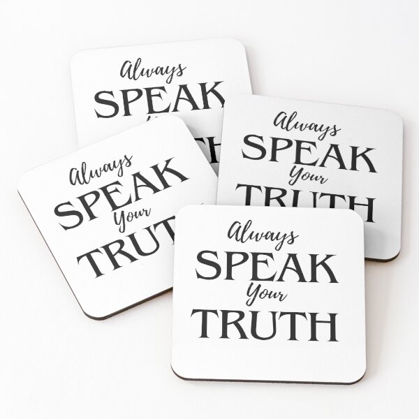 Item preview, always speak your truth designed and sold by ikramart11.