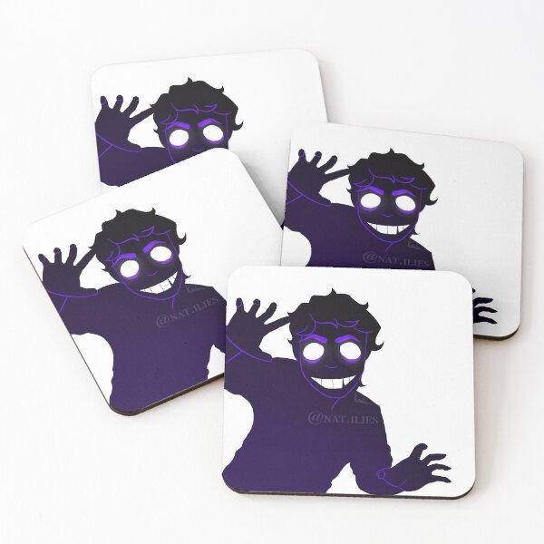 Aperçu de l'œuvre Guy violet William Afton violet sans fond créée et vendue par nat-ilies.