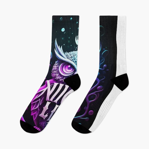 Item preview, owl's, Typography, Night Life, dark fantasy, Night Life of People, designed and sold by deluxelion.