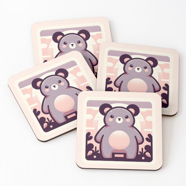 Item preview, Sunset bear designed and sold by StrangeBrownies.