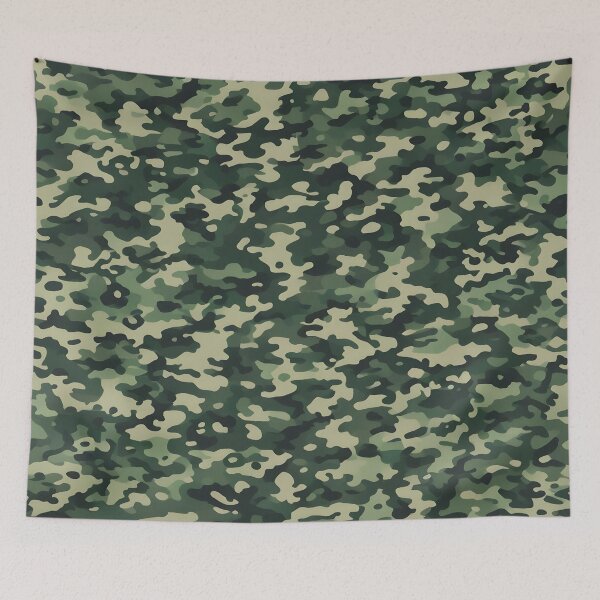 Item preview, Green woodland army camo pattern print designed and sold by TheCamoShop.