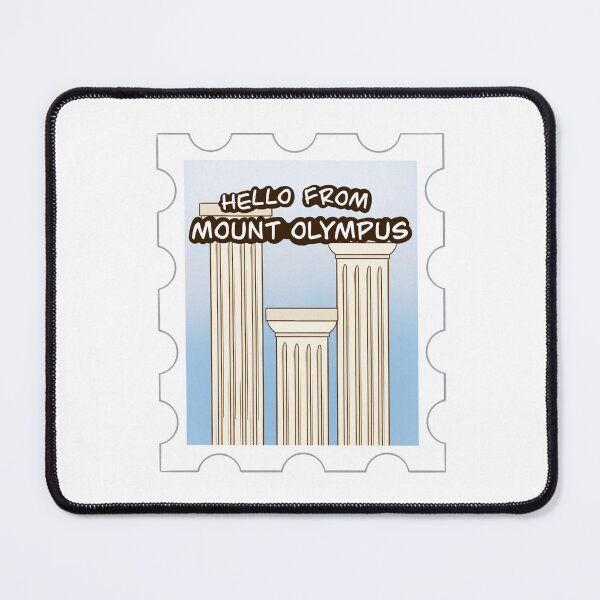 Item preview, Hello from Mount Olympus stamp designed and sold by Drawingsnake.