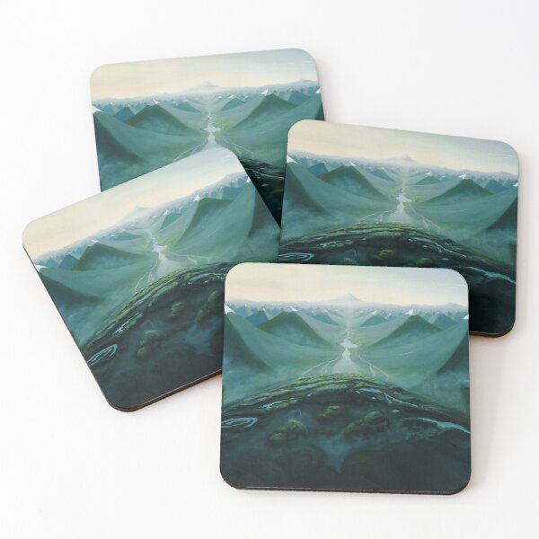 Item preview,  Earth - vast landscape with pyramid mountains designed and sold by art paintings.