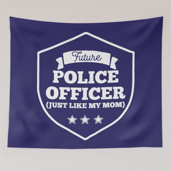 Item preview, Future Police Officer Just Like My Mom designed and sold by teesaurus.