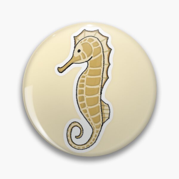 Item preview, Caballito de mar amarillo de dibujos animados simple designed and sold by SheepLane.