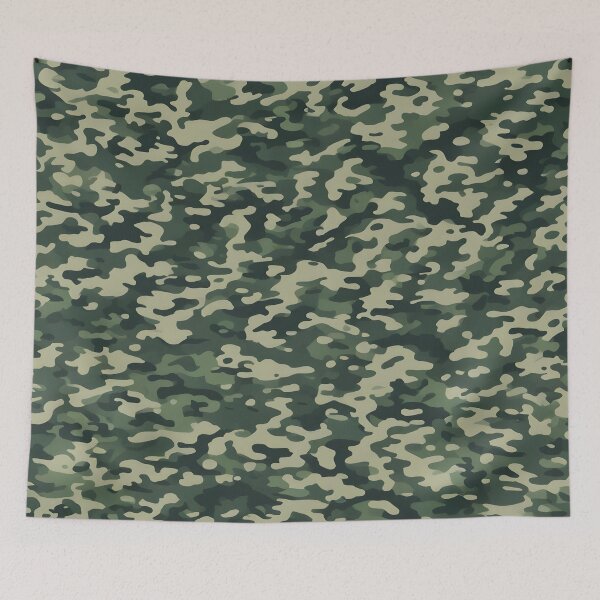 Item preview, Green woodland hunting camouflage pattern designed and sold by TheCamoShop.