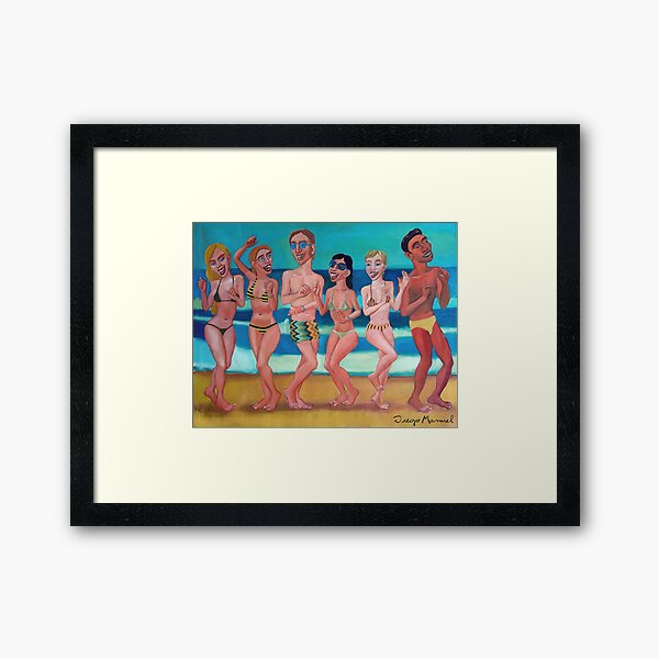 Vista previa del artículo con la obra «Fiesta en la playa 6», diseñado y vendido por Diego Manuel Rodriguez.
