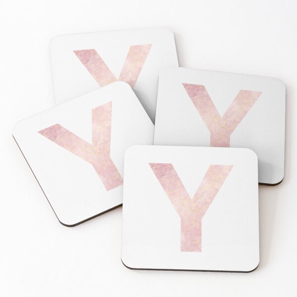 Item preview, Initial Y with pink marble effect designed and sold by alessiazoe.