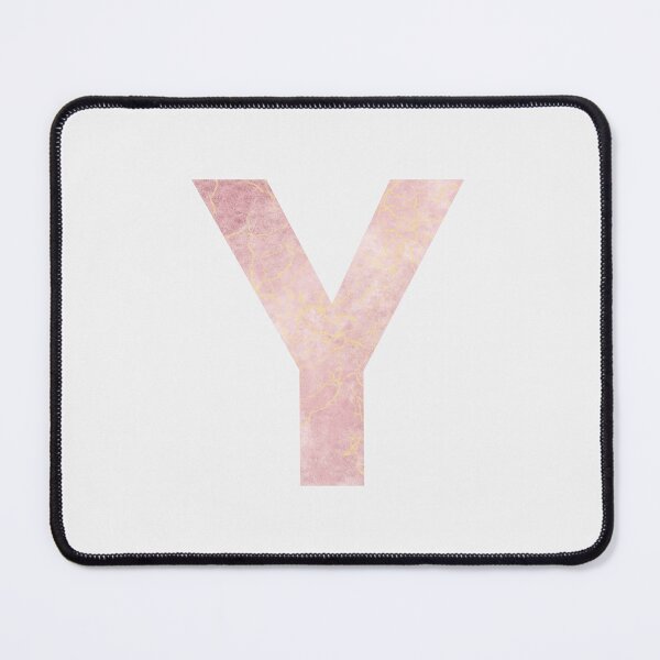 Item preview, Initial Y with pink marble effect designed and sold by alessiazoe.