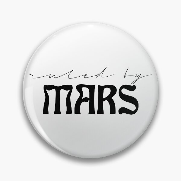 Item preview, Ruled by Mars - Black Text designed and sold by jadeandmoth.